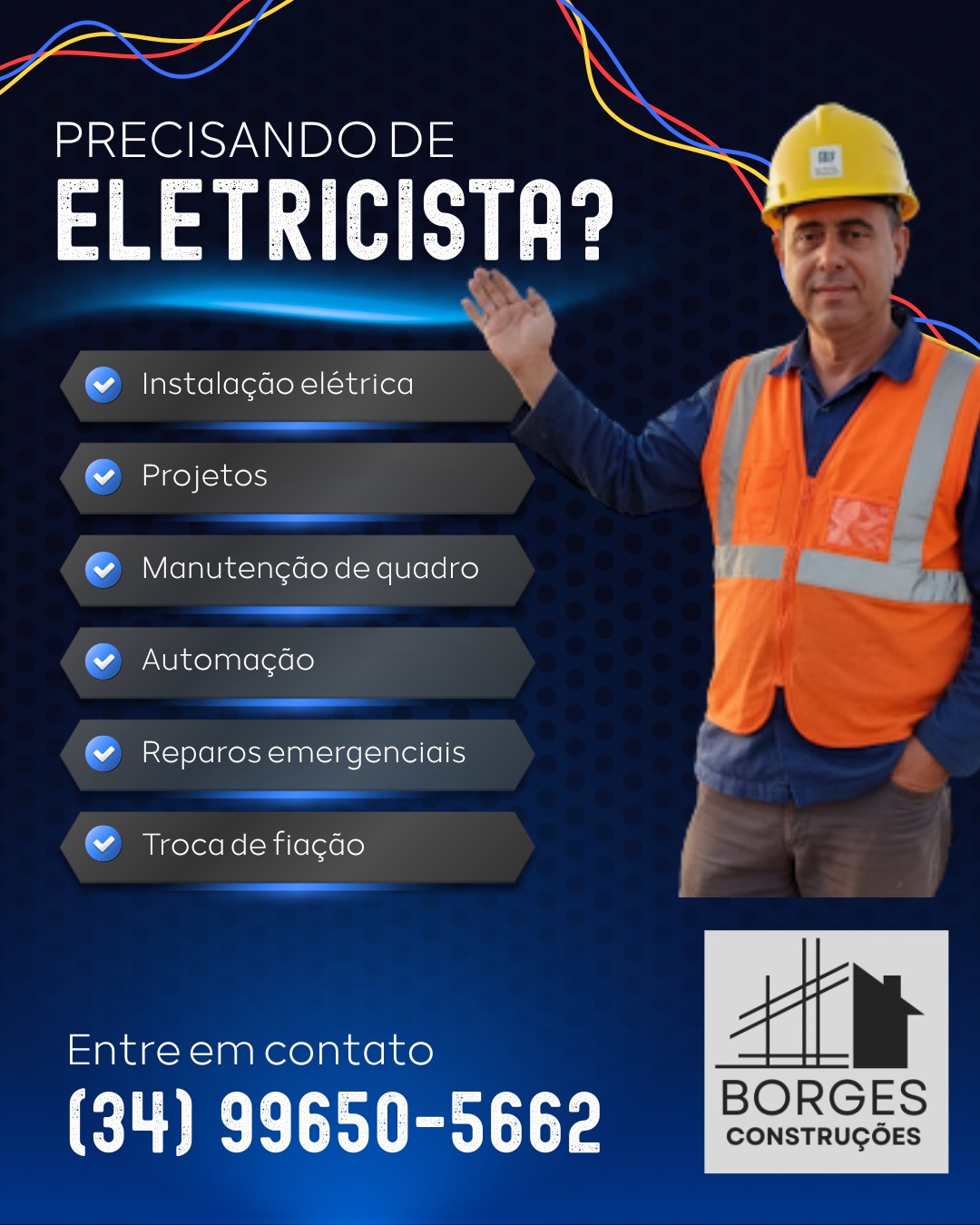 Instalação elétrica em Uberaba