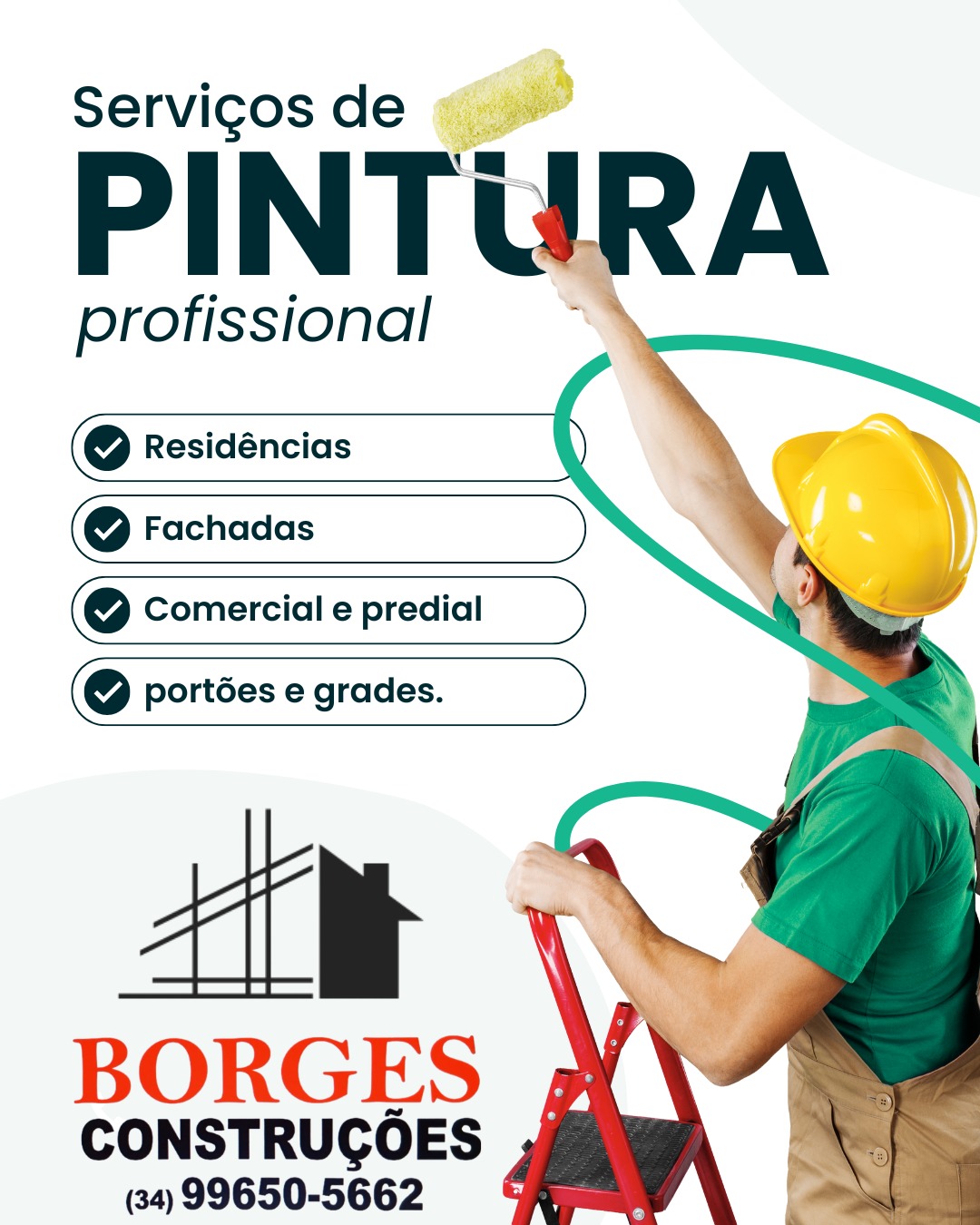 Pintura profissional em Uberaba